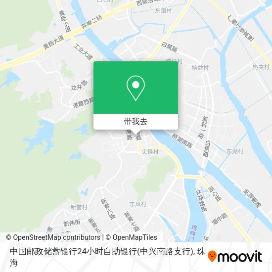 中国邮政储蓄银行24小时自助银行(中兴南路支行)地图