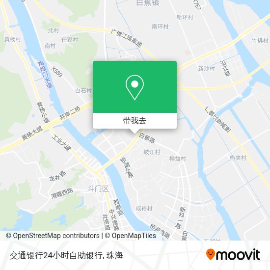 交通银行24小时自助银行地图