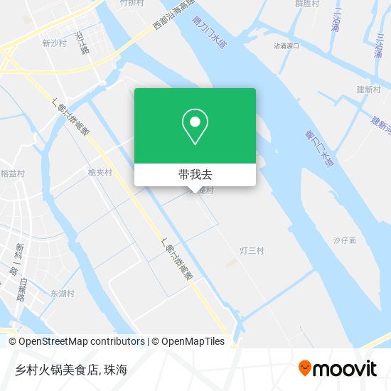 乡村火锅美食店地图