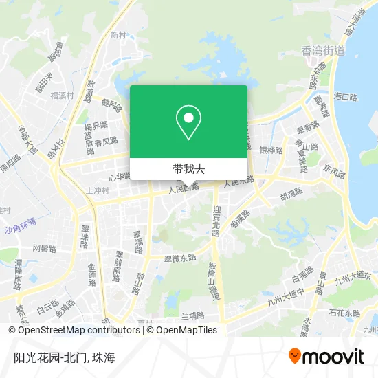 阳光花园-北门地图