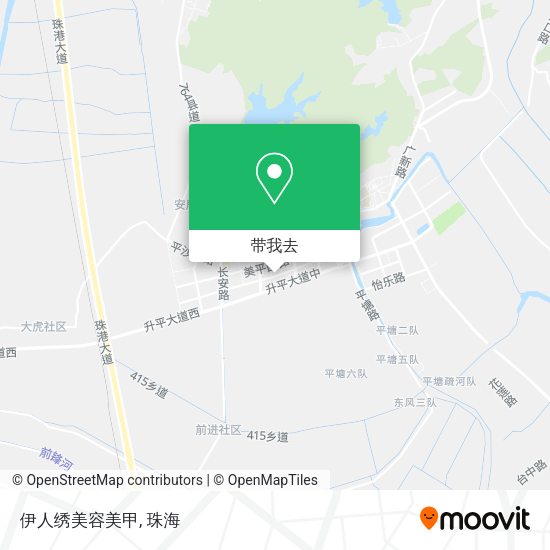 伊人绣美容美甲地图