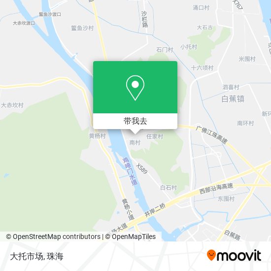 大托市场地图