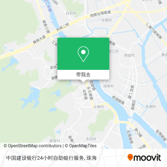 中国建设银行24小时自助银行服务地图