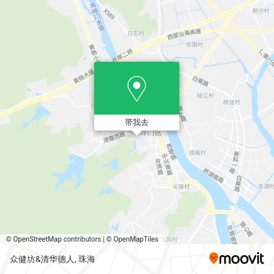 众健坊&清华德人地图