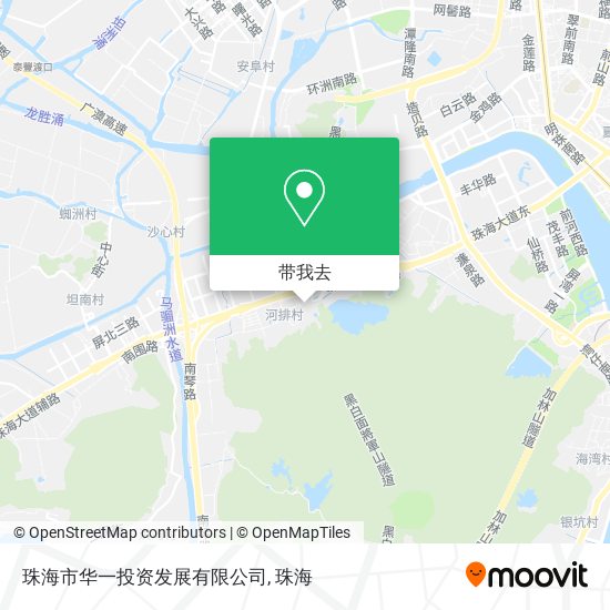 珠海市华一投资发展有限公司地图