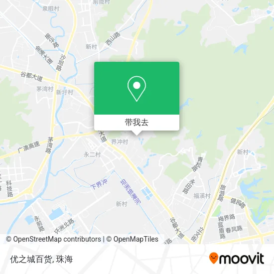 优之城百货地图