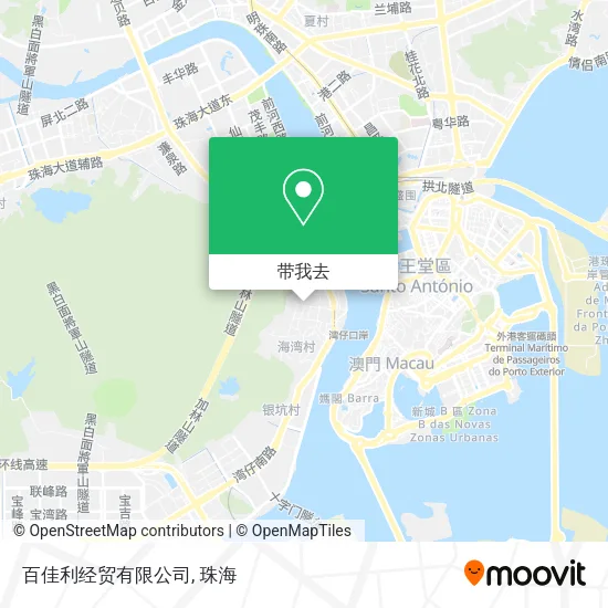 百佳利经贸有限公司地图