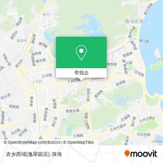 农乡西域(逸翠园店)地图