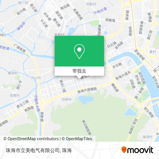 珠海市立美电气有限公司地图
