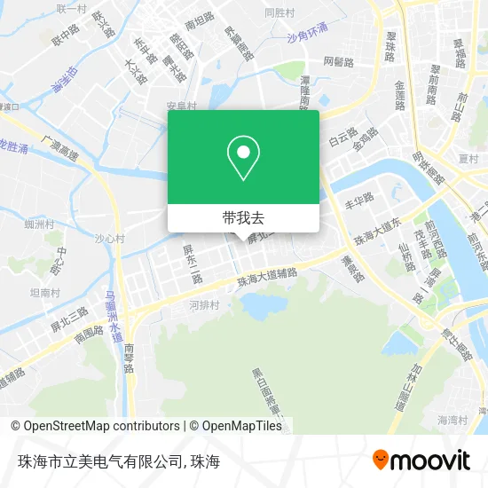 珠海市立美电气有限公司地图