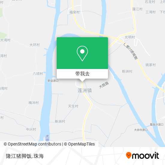 隆江猪脚饭地图