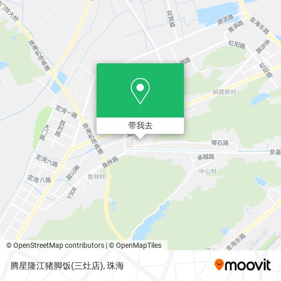 腾星隆江猪脚饭(三灶店)地图