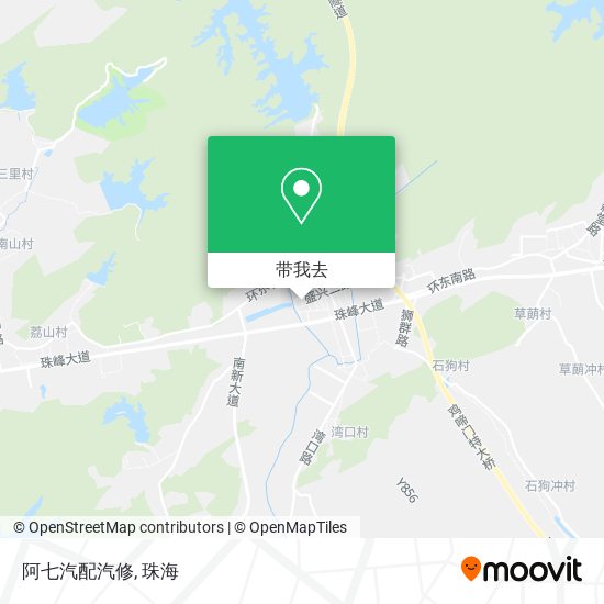 阿七汽配汽修地图