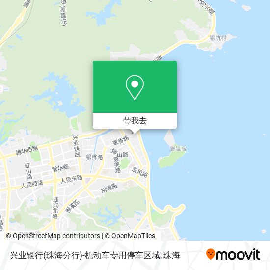 兴业银行(珠海分行)-机动车专用停车区域地图