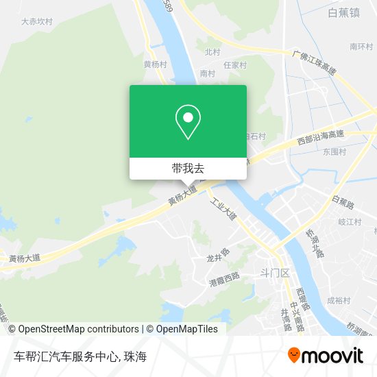 车帮汇汽车服务中心地图