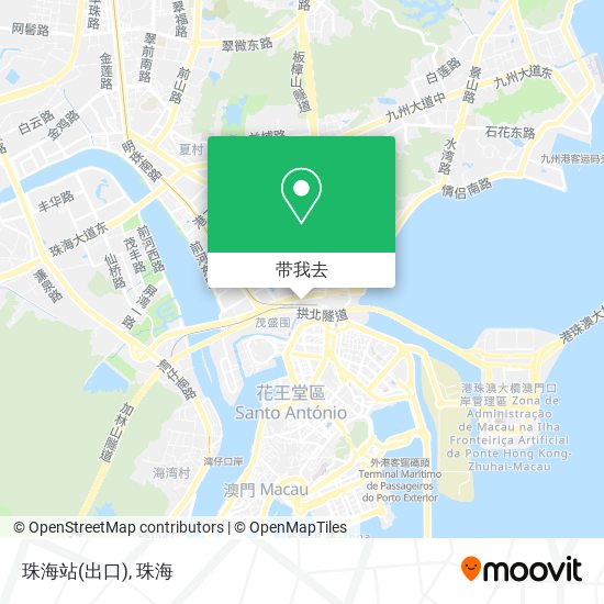 珠海站(出口)地图