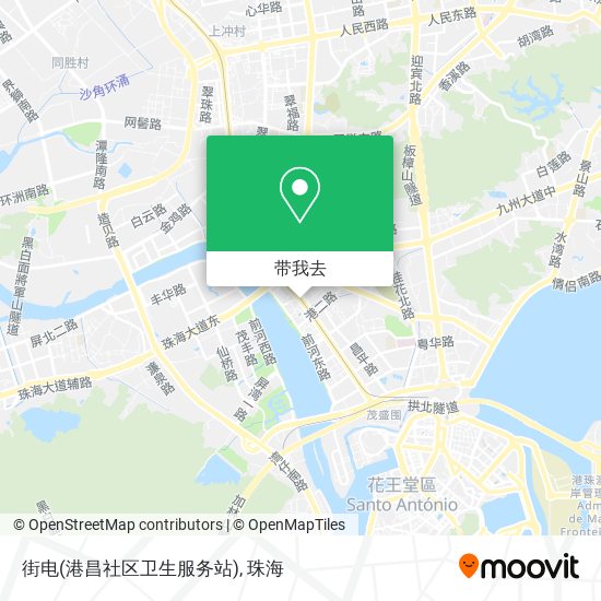 街电(港昌社区卫生服务站)地图