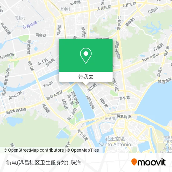 街电(港昌社区卫生服务站)地图