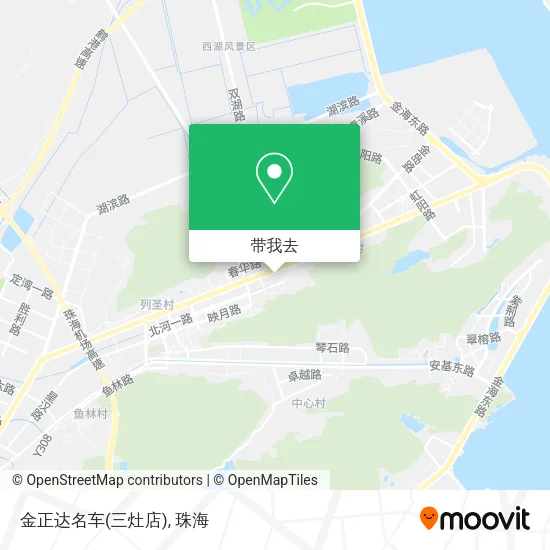 金正达名车(三灶店)地图