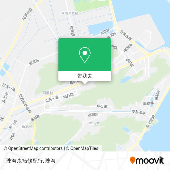 珠海森拓修配行地图