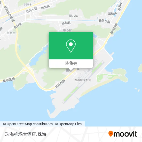 珠海机场大酒店地图
