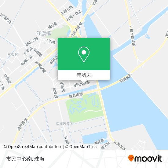 市民中心南地图