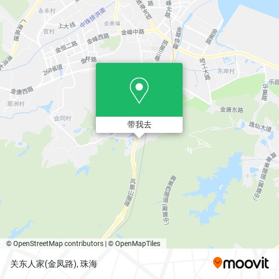 关东人家(金凤路)地图