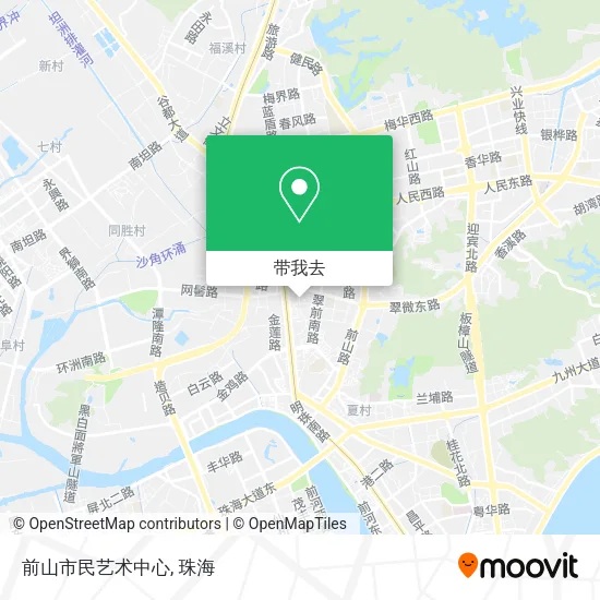 前山市民艺术中心地图