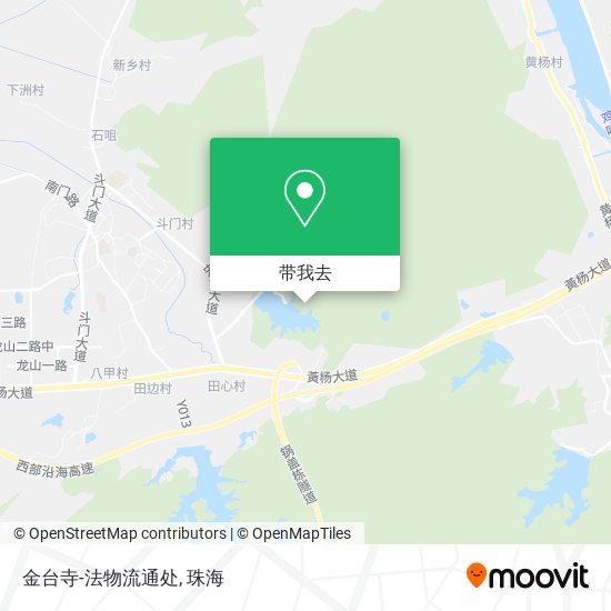 金台寺-法物流通处地图