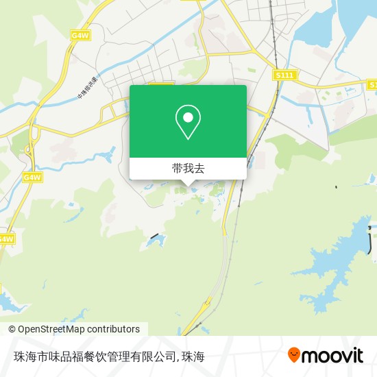 珠海市味品福餐饮管理有限公司地图