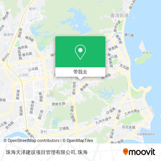 珠海天泽建设项目管理有限公司地图