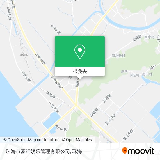 珠海市豪汇娱乐管理有限公司地图