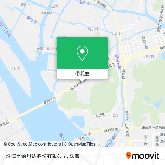 珠海市纳思达股份有限公司地图
