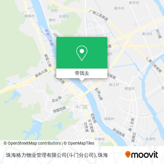 珠海格力物业管理有限公司(斗门分公司)地图