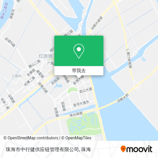 珠海市中行健供应链管理有限公司地图