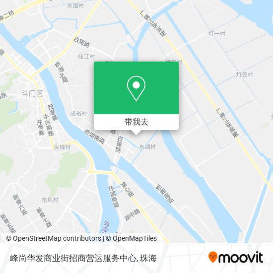 峰尚华发商业街招商营运服务中心地图