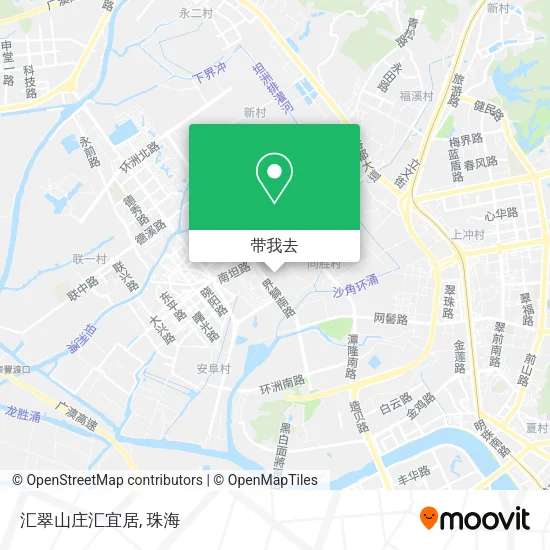 汇翠山庄汇宜居地图