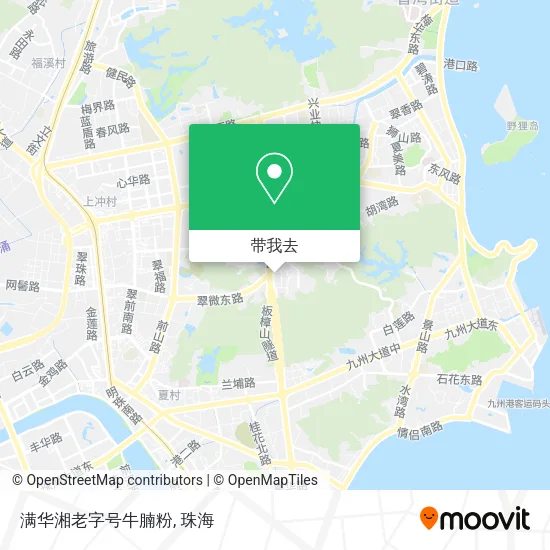 满华湘老字号牛腩粉地图