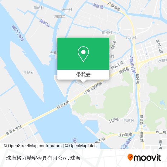 珠海格力精密模具有限公司地图