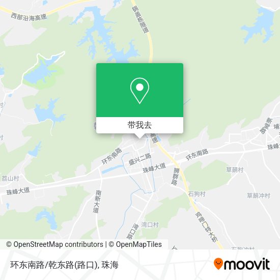 环东南路/乾东路(路口)地图
