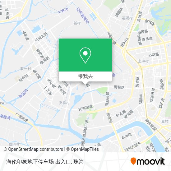 海伦印象地下停车场-出入口地图