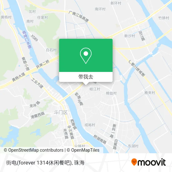 街电(forever 1314休闲餐吧)地图