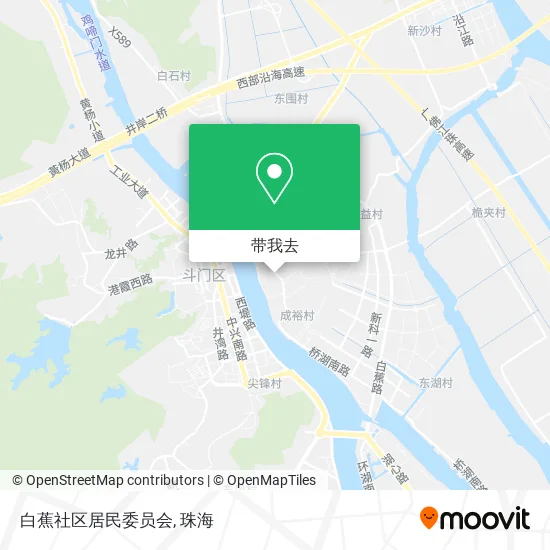 白蕉社区居民委员会地图