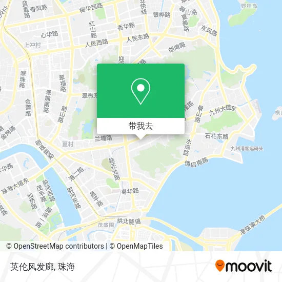 英伦风发廊地图