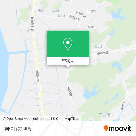 国信百货地图