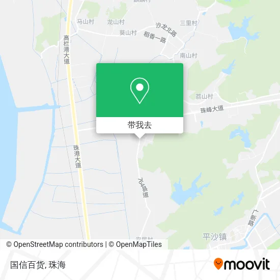 国信百货地图