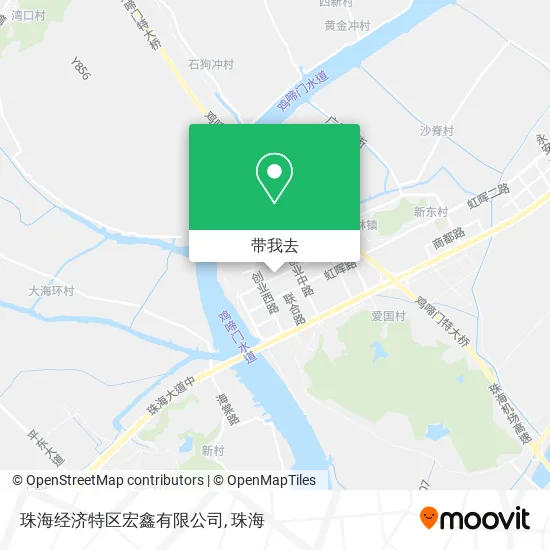 珠海经济特区宏鑫有限公司地图