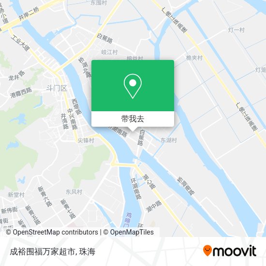成裕围福万家超市地图