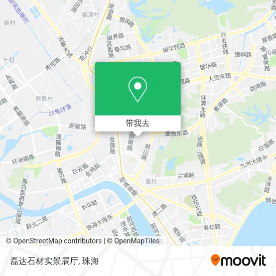 磊达石材实景展厅地图