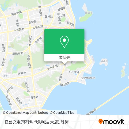 怪兽充电(环球时代影城吉大店)地图